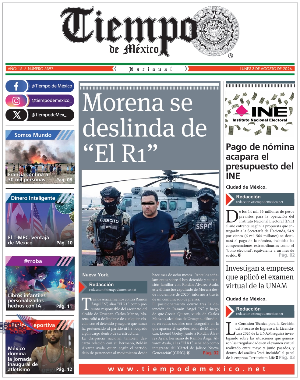 Edición 3 de Agosto 2026