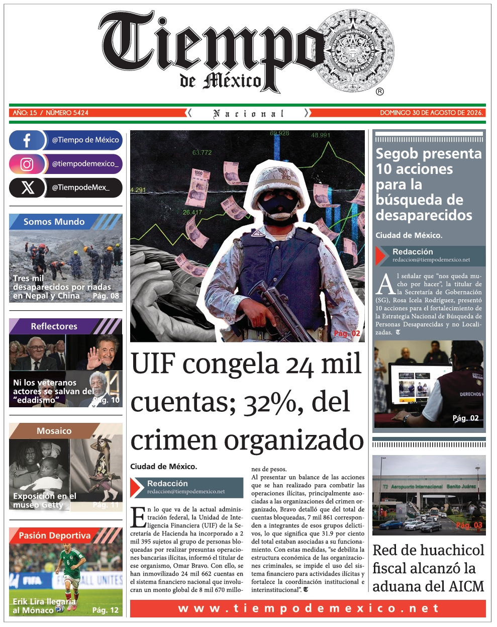 Edición 30 de Agosto 2026