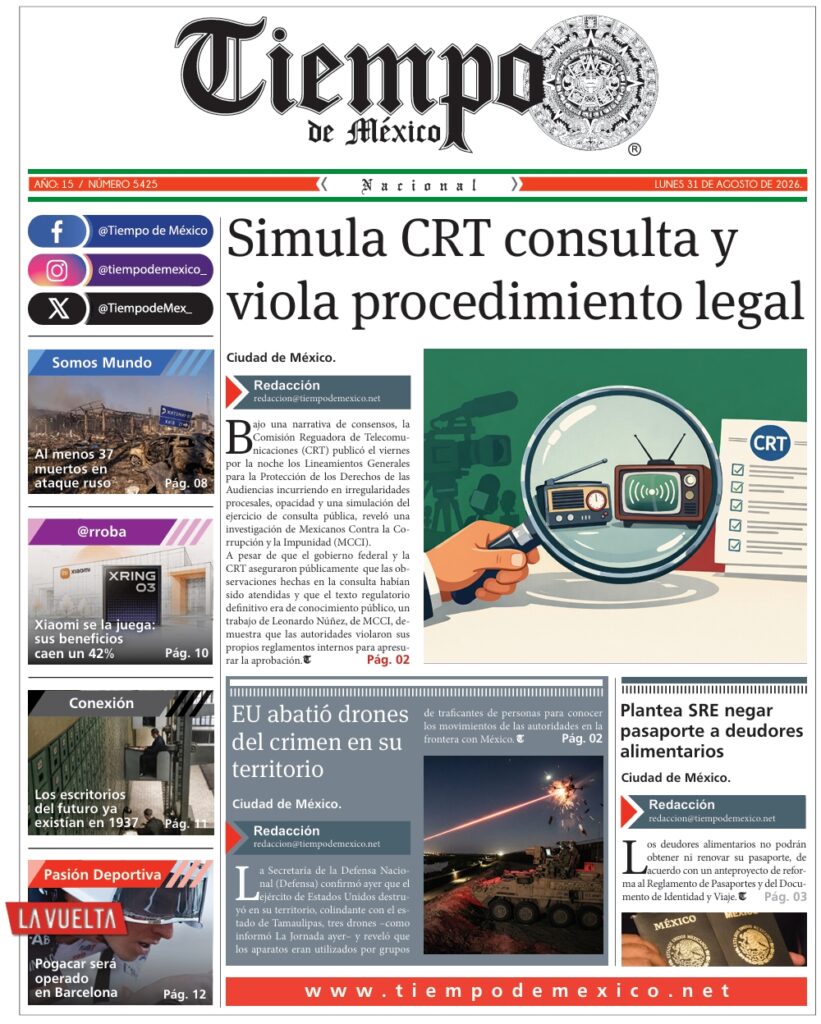 Edición 31 de Agosto 2026