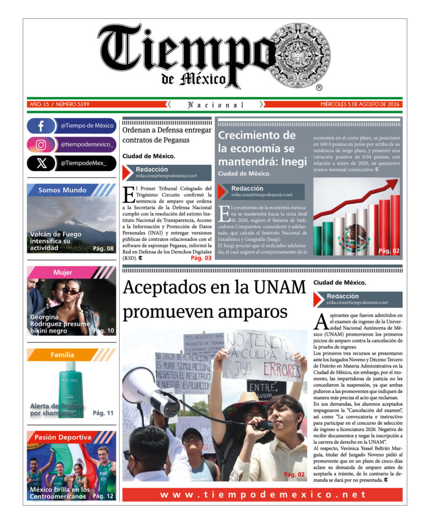 Edición 5 de Agosto 2026