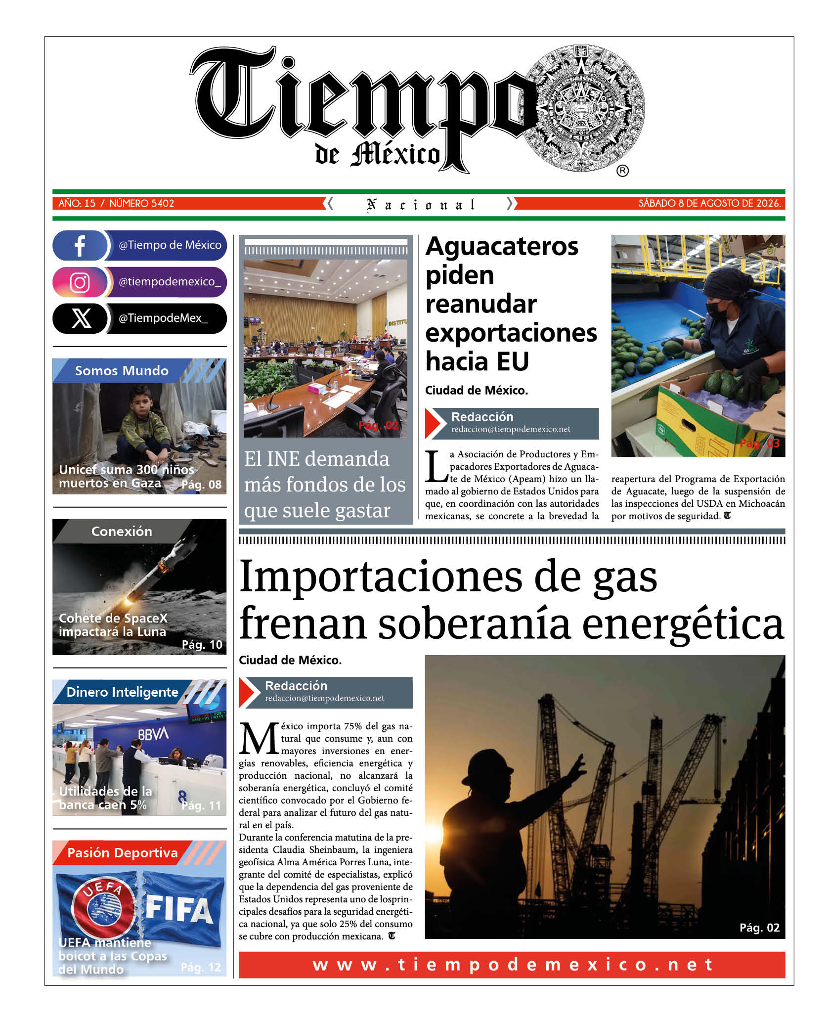 Edición 8 de Agosto 2026