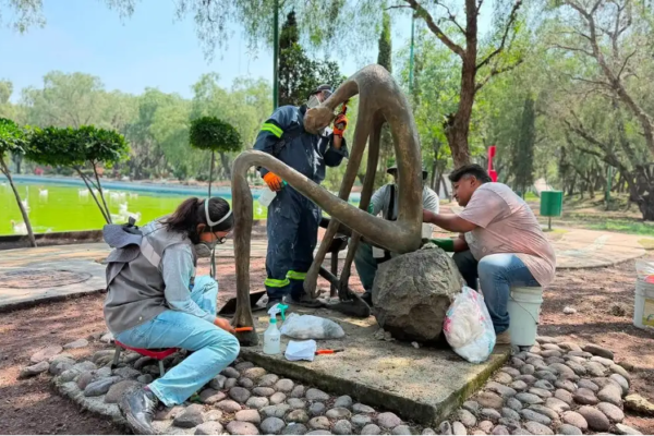 De agosto a septiembre se llevará a cabo la restauración especializada de 17 obras que se ubicas en el Parque de la Esculturas, en Cuatitlán Izcalli