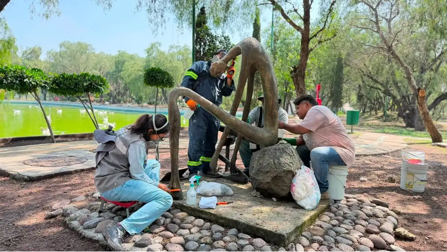 De agosto a septiembre se llevará a cabo la restauración especializada de 17 obras que se ubicas en el Parque de la Esculturas, en Cuatitlán Izcalli