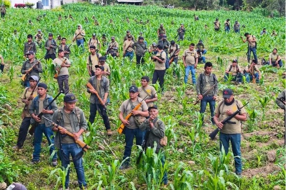 Las acciones se realizaron de manera paralela en distintas partes del país, para exigir la liberación de Plácido Galindo, y en el marco del 9 de agosto, Día Internacional de los Pueblos Indígenas.
