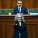 En sesión extraordinaria del Congreso local, Graciela Domínguez Nava rindió protesta como gobernadora interina de Sinaloa y fijó como eje central de su administración la búsqueda de la paz.