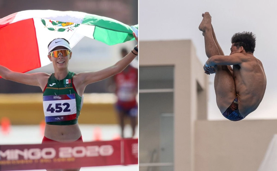 En su primera participación en los Juegos Centroamericanos y del Caribe, Alegna González se llevó el oro en el medio maratón de marcha; finalmente, Randal Willars ejecutó el clavado más difícil del mundo, el cual le redituó el metal dorado en la plataforma de 10 metros.