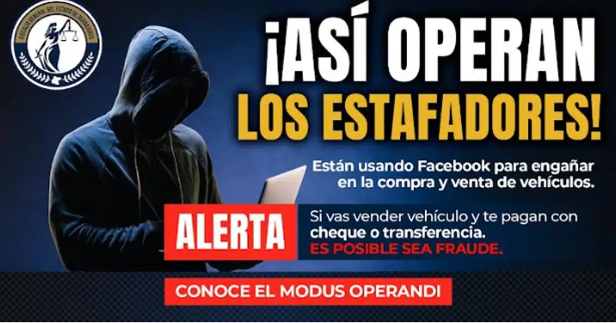 La Fiscalía General del Estado alertó que las copias de identificaciones oficiales obtenidas durante el proceso son utilizadas para suplantar identidades y cometer nuevos fraudes.