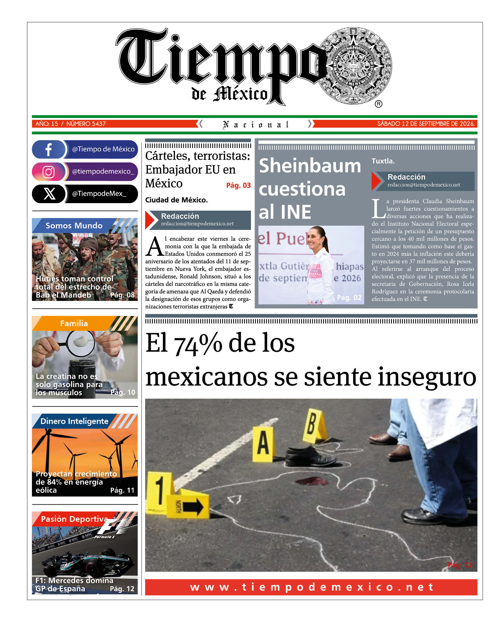 Edición 12 de Septiembre 2026