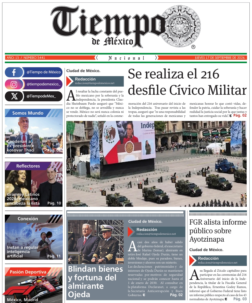Edición 17 de Septiembre 2026