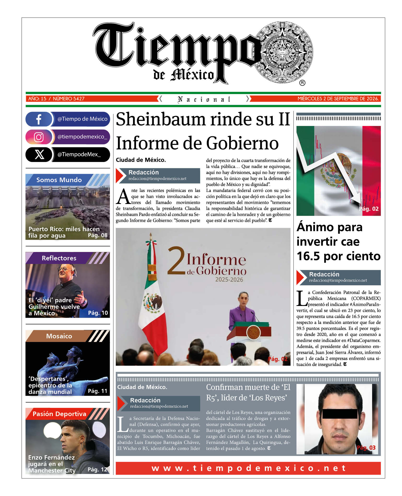 Edición 2 de Septiembre 2026