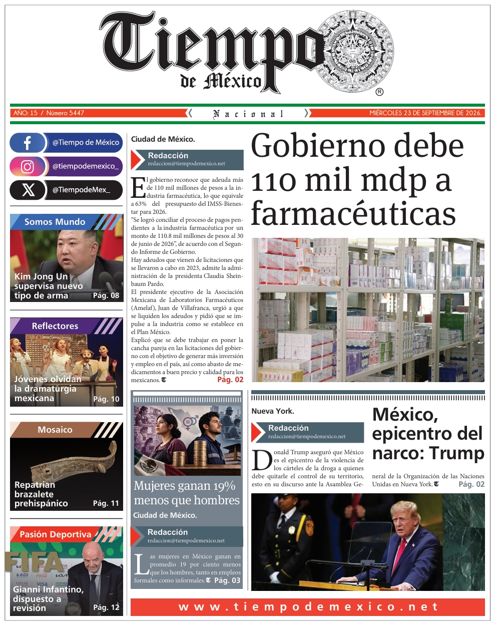 Edición 23 de Septiembre 2026