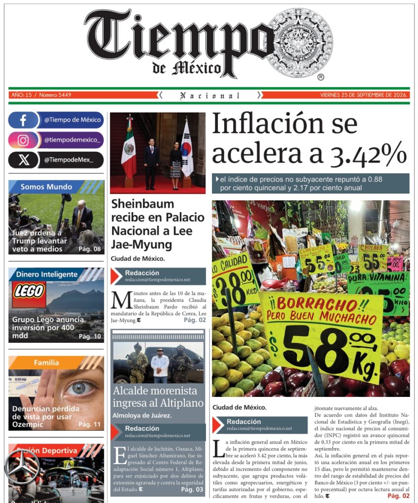Edición 25 de Septiembre 2026