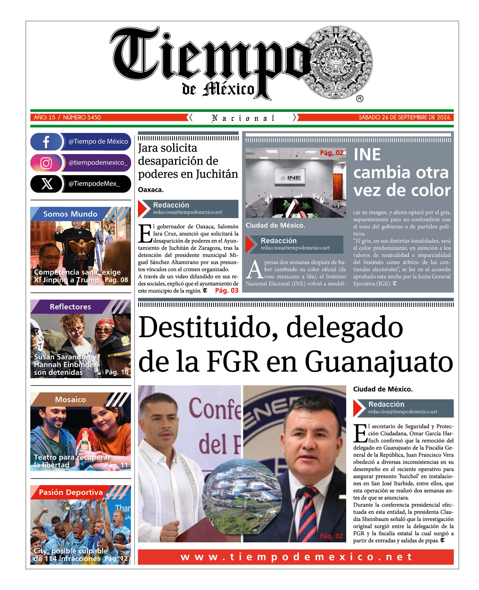 Edición 26 de Septiembre 2026