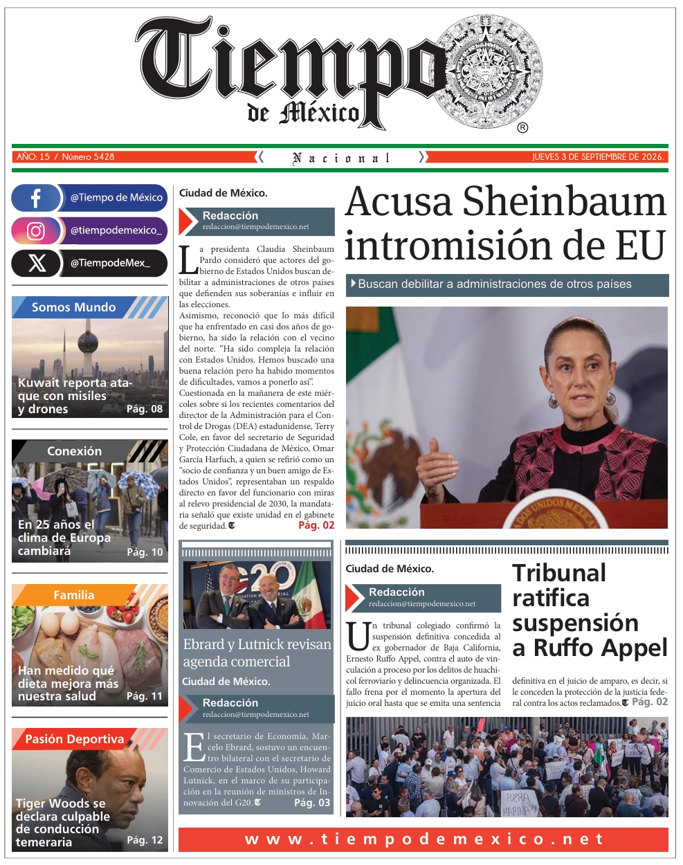 Edición 3 de Septiembre 2026