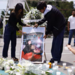 Marcha en Morelos para exigir justicia por el feminicidio de la estudiante española Claudia Tacoronte Aguilera.