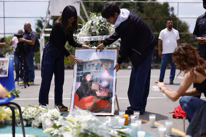 Marcha en Morelos para exigir justicia por el feminicidio de la estudiante española Claudia Tacoronte Aguilera.