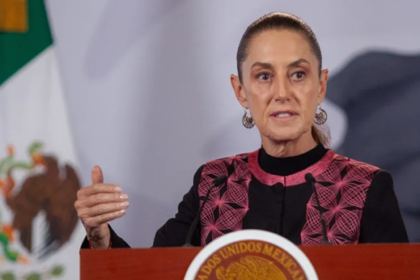 La presidenta Claudia Sheinbaum, durante su conferencia de este miércoles 2 de septiembre.