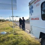 Vista de la autopista México-Tulancingo, a la altura del kilómetro 32, en Axapusco, donde fue localizado el cuerpo de Joselyn Sandoval Calderón.