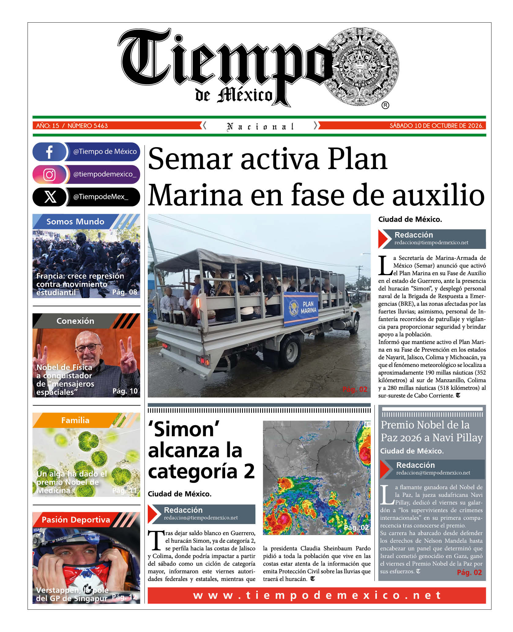 Edición 10 de Octubre 2026