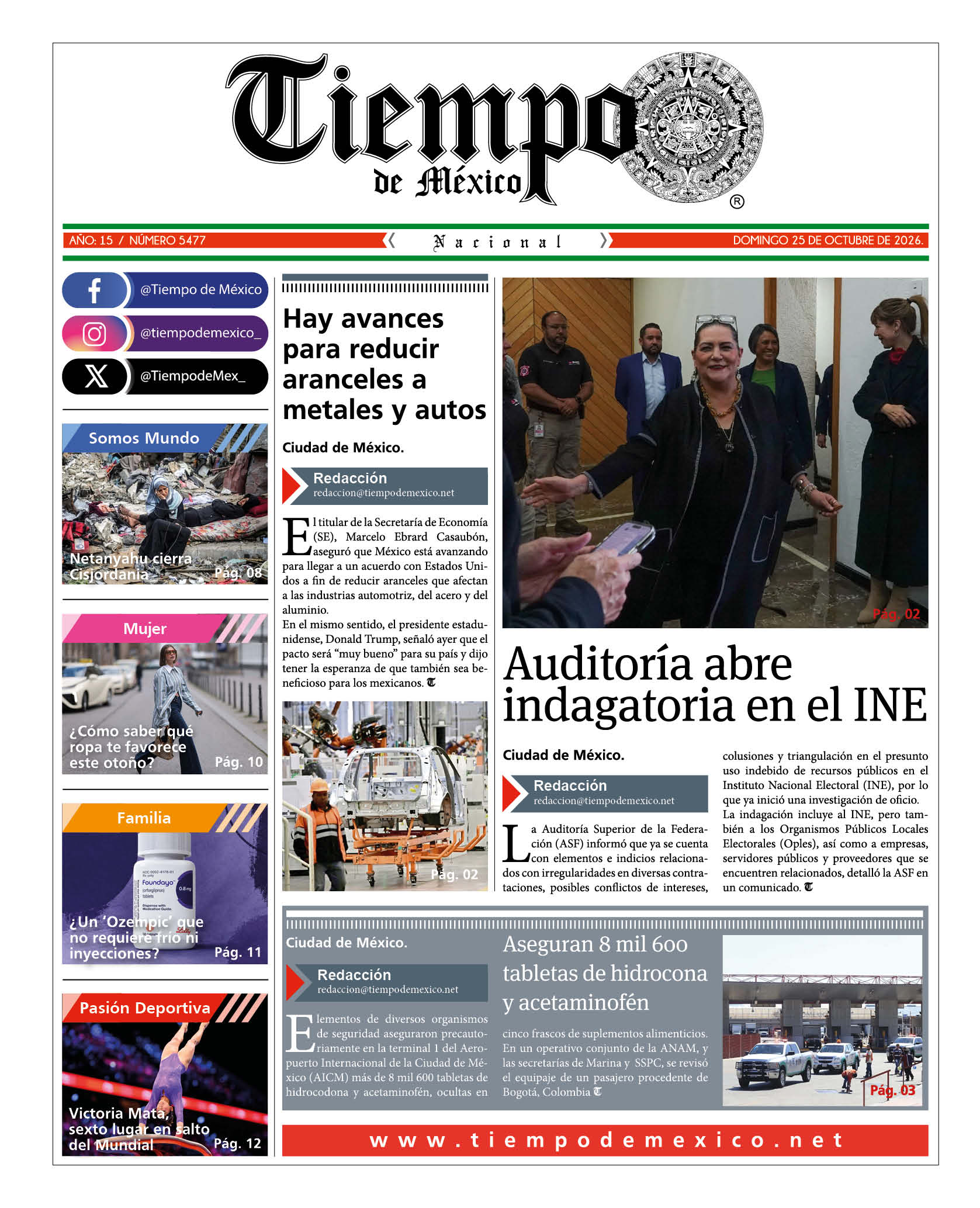 Edición 25 de Octubre 2026