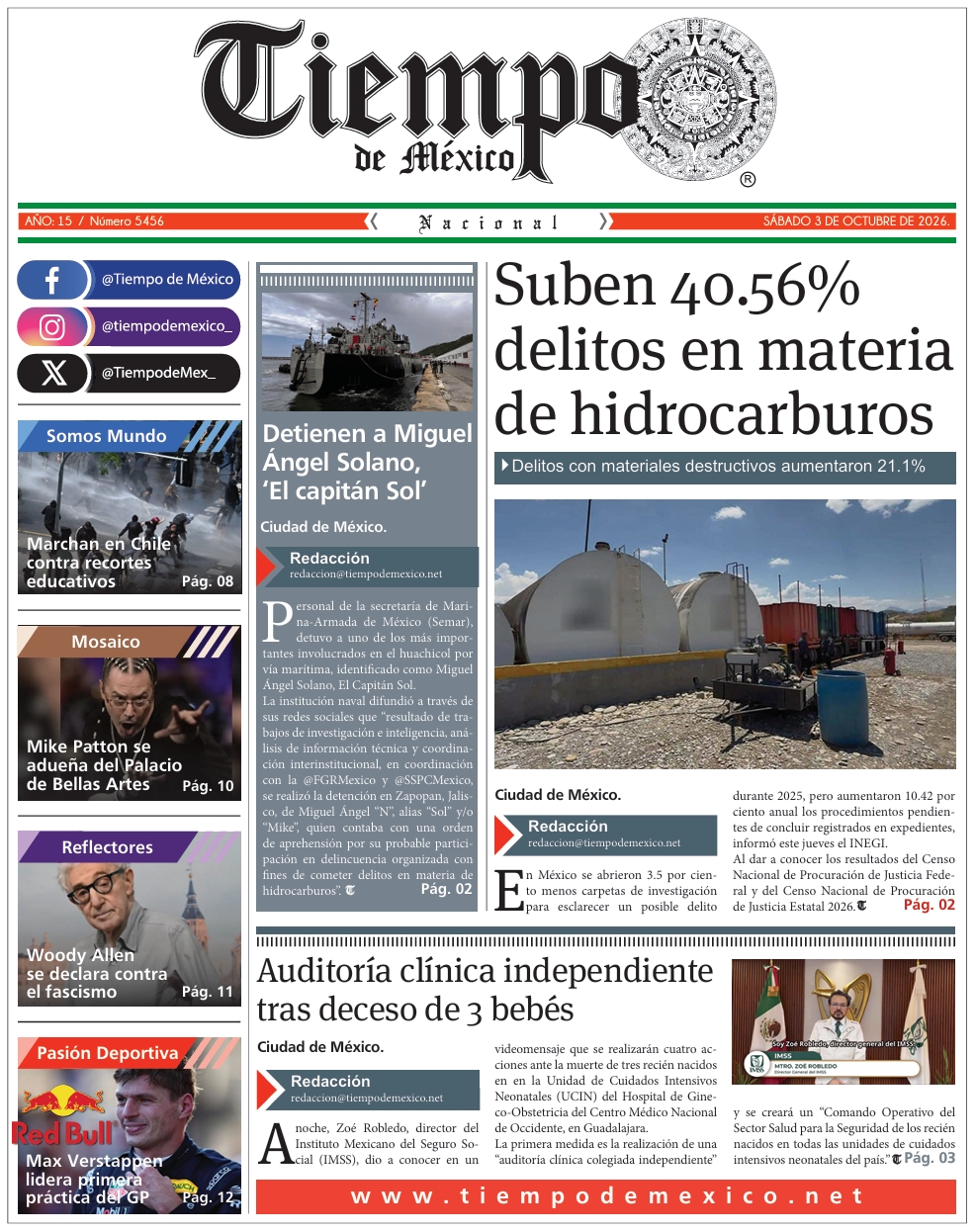 Edición 3 de Octubre 2026