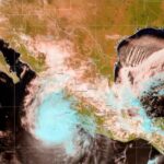 El SMN también prevé un evento de 'Norte' con rachas de hasta 110 km/h en costas de Veracruz y el istmo y golfo de Tehuantepec.