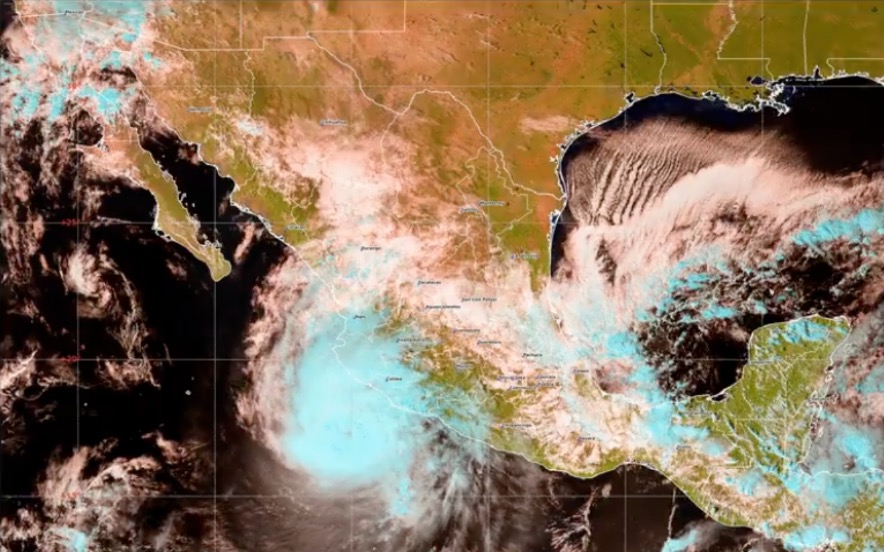El SMN también prevé un evento de 'Norte' con rachas de hasta 110 km/h en costas de Veracruz y el istmo y golfo de Tehuantepec.